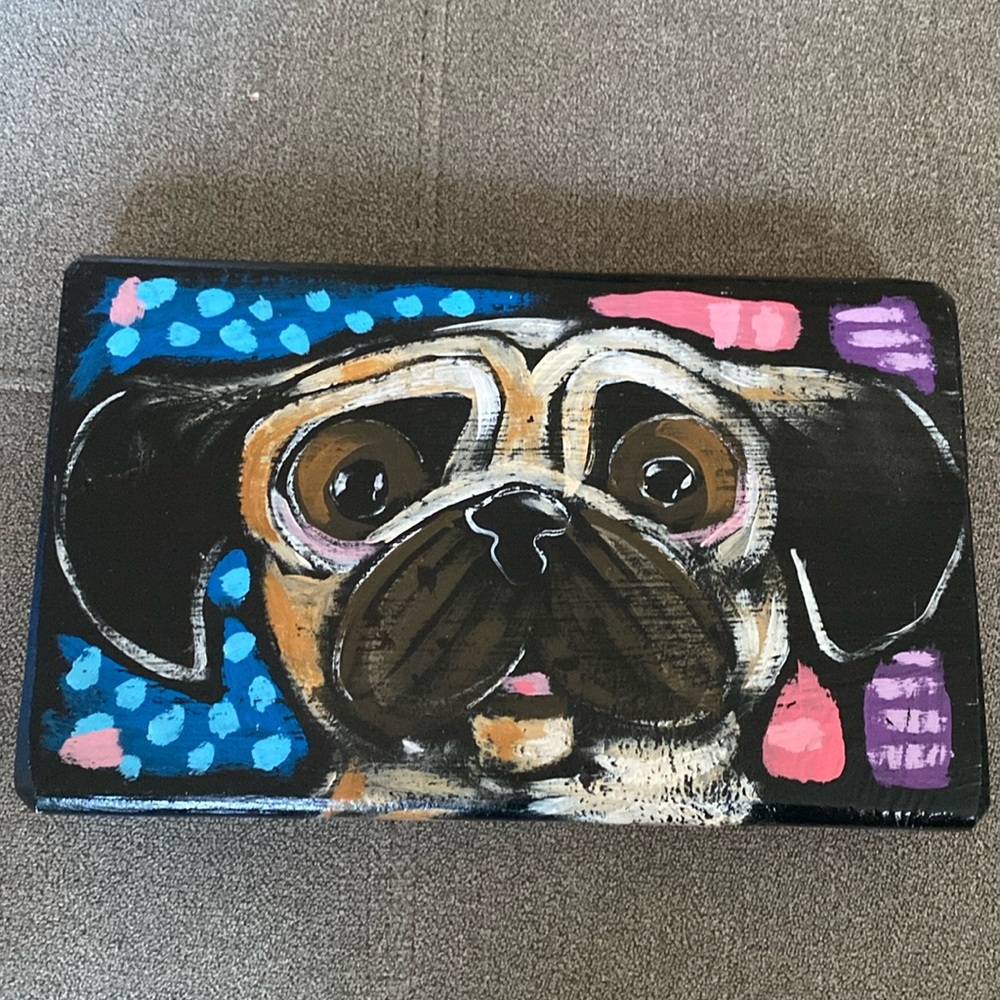 Pug painting